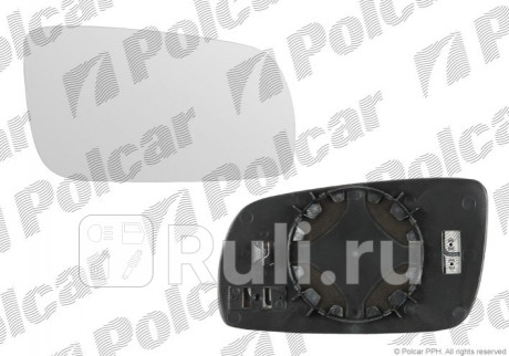 6920558E - Зеркальный элемент правый (Polcar) Volkswagen Golf 4 (1997-2006) для Volkswagen Golf 4 (1997-2006), Polcar, 6920558E