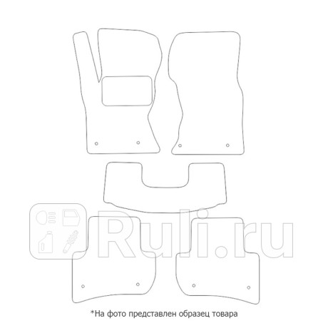 98838 - 3d коврики в салон (комплект) (SEINTEX) Changan UNI-V (2022-2023) для Changan UNI-V (2022-2023), SEINTEX, 98838