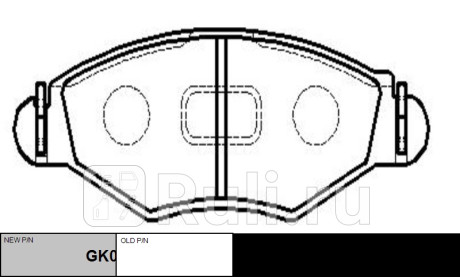 Колодки тормозные дисковые передние peugeot 206 1.4/1.6/1.4hdi/1.9d 01 (старый арт. ckpu-1) gk0858 CTR GK0858  для прочие 2, CTR, GK0858