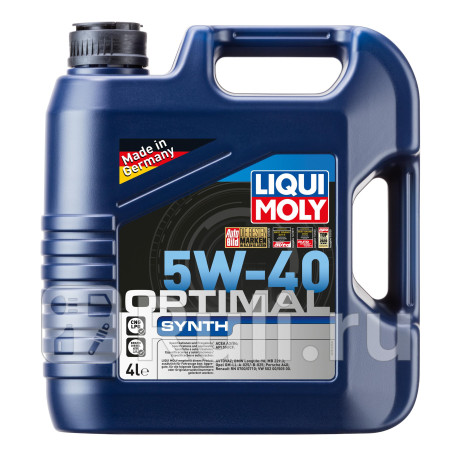 Нс-синт. мот.масло optimal synth 5w-40 cf/sn a3/b4 (4л) 3926 LIQUI MOLY 3926  для прочие 2, LIQUI MOLY, 3926