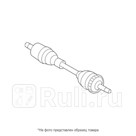 Полуось передн лев_toyota: sienna 04-10 PATRON PDS6325  для Разные, PATRON, PDS6325