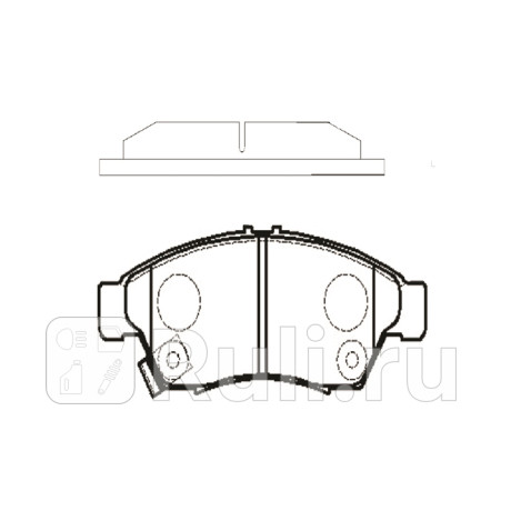 Колодки тормозные suzuki liana 2001-2008, aerio 2001-2008 пер. \ gk0943 (cks-3) CTR GK0943  для прочие 2, CTR, GK0943