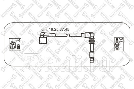 10-38571-SX - Высоковольтные провода (STELLOX) Chevrolet Evanda (2000-2006) для Chevrolet Evanda (2000-2006), STELLOX, 10-38571-SX