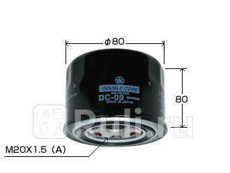 Фильтр масляный vic dc09 double core forester,legacy,impreza fb## 11- VIC DC09  для прочие 2, VIC, DC09