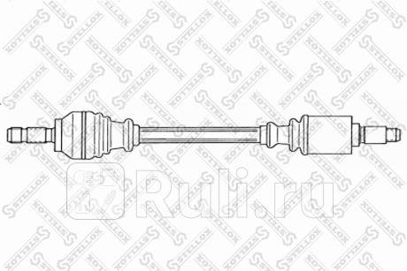 Привод передний левый 588 mm, 24148 bmw e53 all 01- STELLOX 158 1771-SX  для Разные, STELLOX, 158 1771-SX