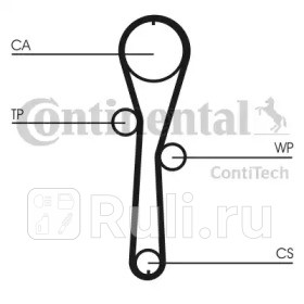 CT1045WP1 - Комплект грм (CONTITECH) Renault Clio 2 (1998-2002) для Renault Clio 2 (1998-2002), CONTITECH, CT1045WP1