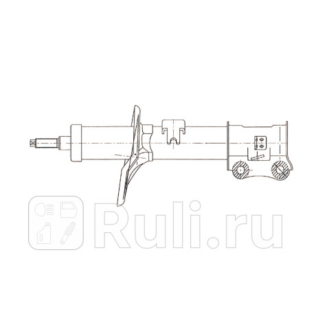 Амортизатор chevrolet aveo пер.лев.газ. \ gy0314g (cyg-248-g) CTR GY0314G  для прочие 2, CTR, GY0314G