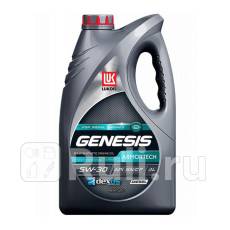 Масло лукойл genesis armortech diesel 5/30 sn/sf c2/c3 синтетическое 4 л LUKOIL 3149855  для прочие 2, LUKOIL, 3149855