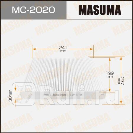 Фильтр салона honda civic (fn, fk) hetchback 06-12 masuma MASUMA MC-2020  для прочие 2, MASUMA, MC-2020