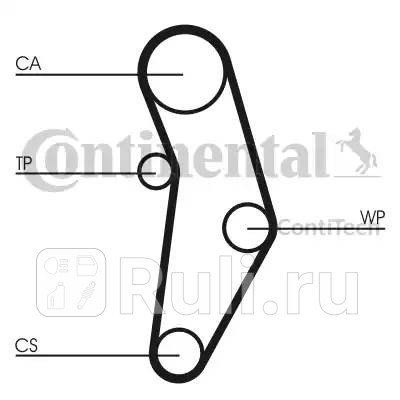 CT1049K1 - Комплект грм (CONTITECH) Fiat Marea (1996-2002) для Fiat Marea (1996-2002), CONTITECH, CT1049K1