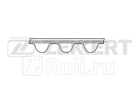 Ремень грм zekkert zr1022 (104x17) / peugeot 206 98- partner 96- citroen c3 i ii 02- berlingo 96 Zekkert ZR-1022  для прочие 2, Zekkert, ZR-1022