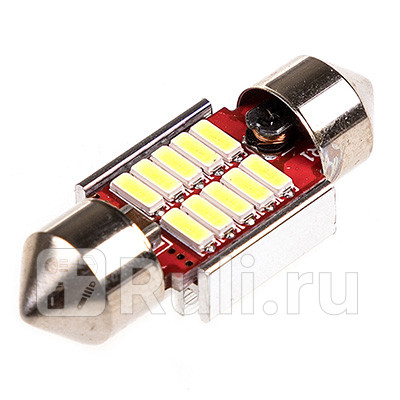 Автолампа диод t11(c5w) 12v 10 smd диодов 1-конт 31мм can bus белая skyway салон, номер min 20 SKYWAY S08201308  для прочие 2, SKYWAY, S08201308