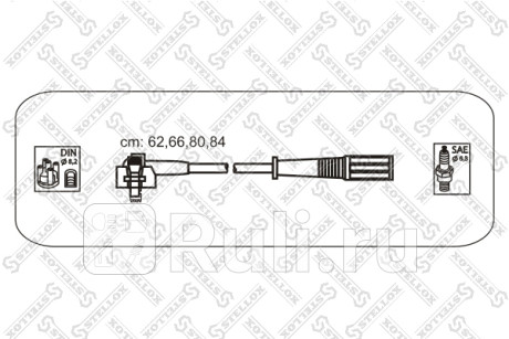 10-38115-SX - Высоковольтные провода (STELLOX) Ford Fiesta mk2 (1983-1989) для Ford Fiesta mk2 (1983-1989), STELLOX, 10-38115-SX