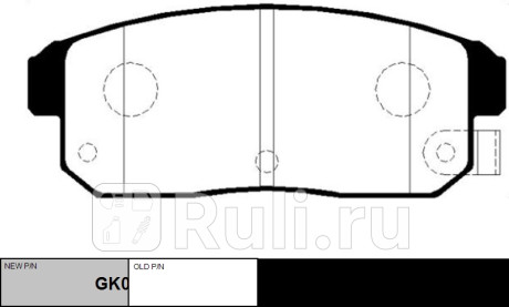 Колодки тормозные nissan almera 1995-2001 задн. \ gk0977 (ckss-3) CTR GK0977  для прочие 2, CTR, GK0977