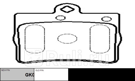 Колодки тормозные mercedes-benz c-class 2000-2002, clc 2008-2011 задн. \ gk0062 (ckbz-35) CTR GK0062  для прочие 2, CTR, GK0062