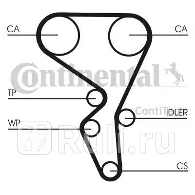 CT1065WP2 - Комплект грм (CONTITECH) Citroen Berlingo (2008-2012) для Citroen Berlingo B9 (2008-2012), CONTITECH, CT1065WP2