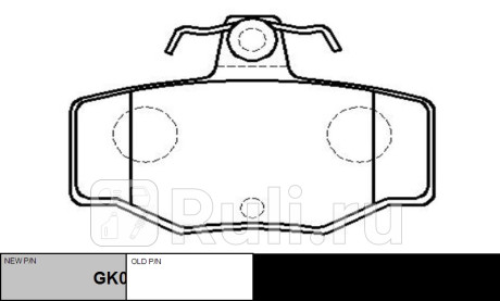 Колодки тормозные nissan almera 2000-2006, primera 1990-2002 задн. \ gk0852 (ckn-137) CTR GK0852  для прочие 2, CTR, GK0852