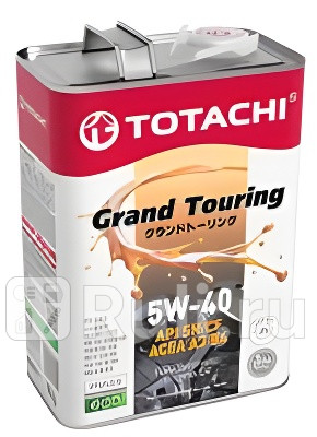 Масло моторное totachi grand touring fully synthetic sn/cf 5w-40 4л (4562374690844) 11904 TOTACHI 11904  для прочие 2, TOTACHI, 11904