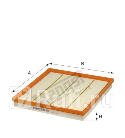 Фильтр воздушный hengst e1051l (c 28 125) bmw x3, x5, x6 HENGST E1051L  для прочие 2, HENGST, E1051L