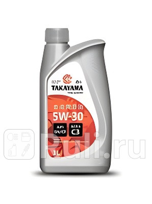 Масло моторное takayama 5w-30 c3 sn/cf 1л 605530 TAKAYAMA 605530  для прочие 2, TAKAYAMA, 605530