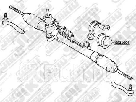 Втулка рулевой рейки toyota caldina at191 jan 92 jan 97 gs21004 Jikiu GS21004  для прочие 2, Jikiu, GS21004