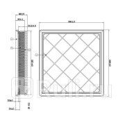 Фильтр воздушный соответствует dfa26106 chevrolet europe daewoo (gm) cruze,orlando opel astra j astra j gtc, zafira tourer zafira c vauxhall astra mk vi gtc mk vi, zafira mk iii tourer DOUBLE FORCE DFA1099  для Разные, DOUBLE FORCE, DFA1099