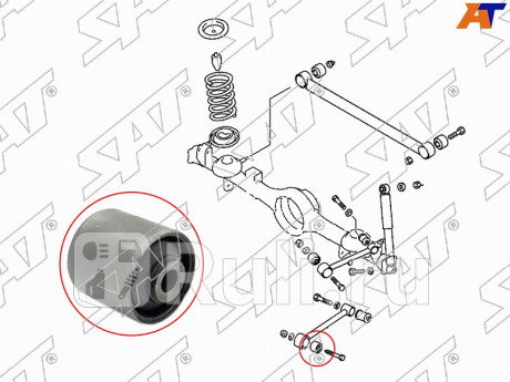 Сайлентблок задней продольной тяги mitsubishi io pinin 99-05 SAT ST-MR418807  для Разные, SAT, ST-MR418807