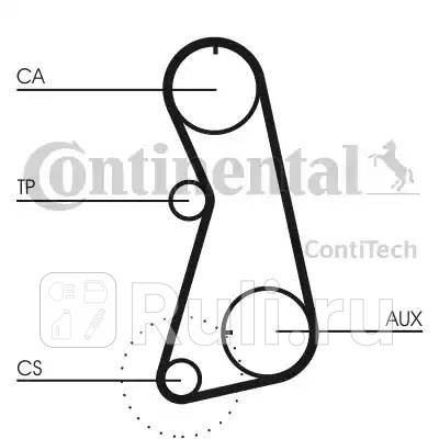 CT630K2 - Комплект грм (CONTITECH) Audi 80 B4 (1991-1996) для Audi 80 B4 (1991-1996), CONTITECH, CT630K2