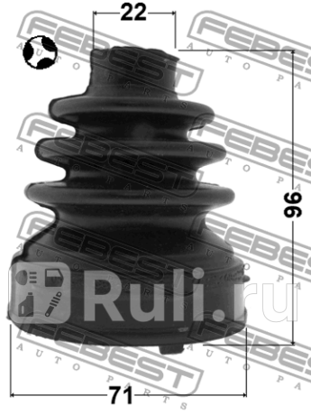 Пыльник шруса внутренний honda civic 06-12, nissan juke, qashqai ii, skoda rapid 0215-f15t FEBEST 0215-F15T  для прочие 2, FEBEST, 0215-F15T