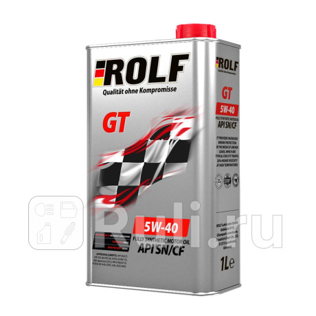 Масло моторное rolf gt 5w-40 sn/cf 1л (металл) 322234 ROLF 322234  для прочие 2, ROLF, 322234