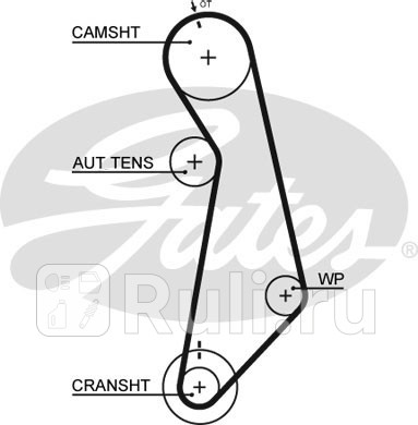 Ремень зубчатый 5489xs 138 x 23 (8597-15489) GATES 5489XS  для прочие 2, GATES, 5489XS