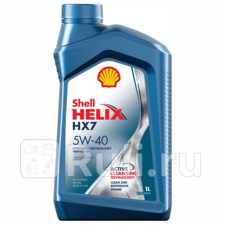 Масло моторное полусинтетическое helix hx7 5w-40 1л (550046374) 550051496 Shell 550051496  для прочие 2, Shell, 550051496