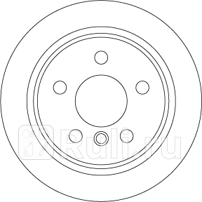 Диск тормозной задний mini (f55-f57) 12/13- df6795 TRW DF6795  для прочие 2, TRW, DF6795