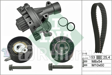 530047130 - Комплект грм (INA) Peugeot 308 (2007-2011) для Peugeot 308 (2007-2011), INA, 530047130