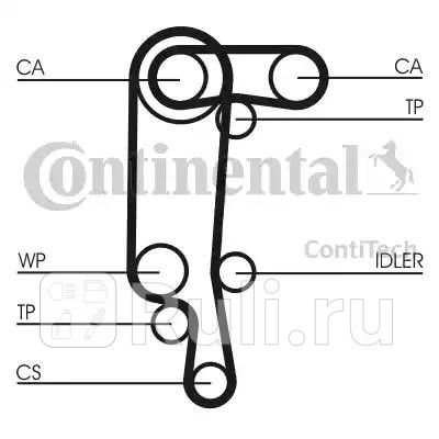 CT957WP3 - Комплект грм (CONTITECH) Volkswagen Caddy (2010-2015) для Volkswagen Caddy (2010-2015), CONTITECH, CT957WP3