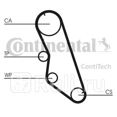 CT754K1 - Комплект грм (CONTITECH) Citroen Berlingo (1996-2002) для Citroen Berlingo M49 (1996-2002), CONTITECH, CT754K1