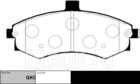 Колодки тормозные hyundai matrix 2001-2010 пер. \ gk0481 (ckkh-27) CTR GK0481  для прочие 2, CTR, GK0481