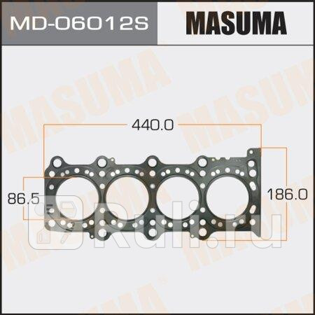 Прокладка гбц suzuki sx4 06- (j20a) толщина 0,75 masuma MASUMA MD-06012S  для прочие 2, MASUMA, MD-06012S