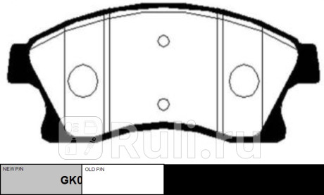 Колодки тормозные дисковые передние chevrolet cruze j300, orlando, opel astra j (старый арт. ckkd-21 CTR GK0449  для прочие 2, CTR, GK0449