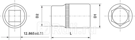 Головка 1/2" 13 мм 6 гр. thorvik THORVIK FS01213  для прочие 2, THORVIK, FS01213