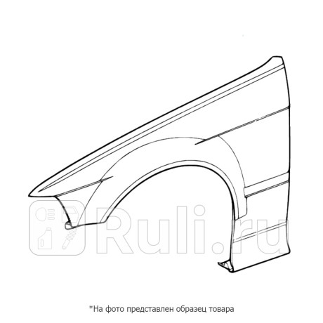 RNLOG05-271-R - Крыло переднее правое (Forward) Renault Logan 1 Фаза 2 (2009-2015) для Renault Logan 1 (2009-2015) Фаза 2, Forward, RNLOG05-271-R