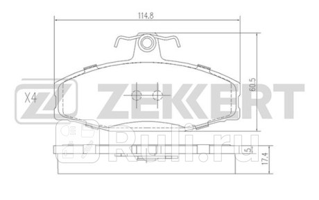 Колодки тормозные zekkert bs2072 диск. передн. skoda favorit (781,785,787) 92-, felicia (6u1,6u5) 94 Zekkert BS-2072  для прочие 2, Zekkert, BS-2072