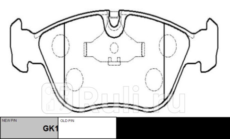 Колодки тормозные volvo 850 1993-1997 пер. \ gk1213 (ckvo-1) CTR GK1213  для прочие 2, CTR, GK1213