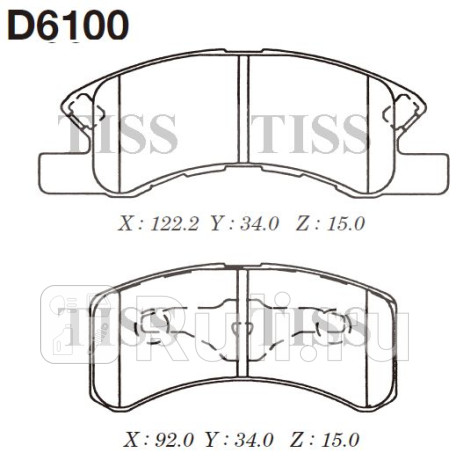 Колодки тормозные дисковые d6100 MK KASHIYAMA D6100  для прочие 2, MK KASHIYAMA, D6100