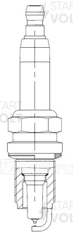 Свеча зажигания startvolt vsp 2504 mazda 626 98- 1.8i/2.0i pt+pt STARTVOLT VSP 2504  для прочие 2, STARTVOLT, VSP 2504
