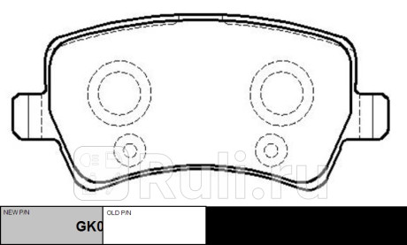 Колодки тормозные ford galaxy 2005-2015, s-max 2006-2014 задн. \ gk0173 (ckf-28) CTR GK0173  для прочие 2, CTR, GK0173