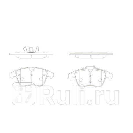 Колодки тормозные ford galaxy 2006-2015 пер. \ gk1335 (ckf-75) CTR GK1335  для прочие 2, CTR, GK1335