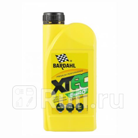 Масло моторное синтетическое bardahl xtec 5w-40 1л 36341 BARDAHL 36341  для прочие 2, BARDAHL, 36341