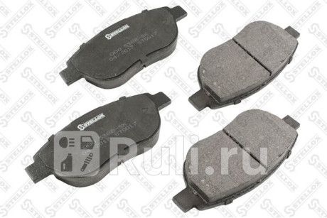 000 538B-SX - Колодки тормозные дисковые передние (STELLOX) Fiat Grande Punto (2005-2011) для Fiat Grande Punto (2005-2011), STELLOX, 000 538B-SX