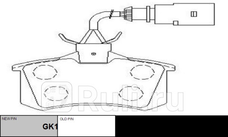 Колодки тормозные дисковые audi 100 c4, 80 b4, a4 b5, a6 c4, a8 4d_ (старый арт. ckvw-12) gk1239 CTR GK1239  для прочие 2, CTR, GK1239